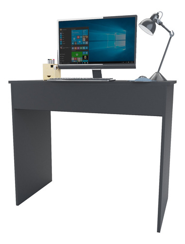 Mesa De Estudos Escritório Home Office 1 Gaveta Computador Cor Preto