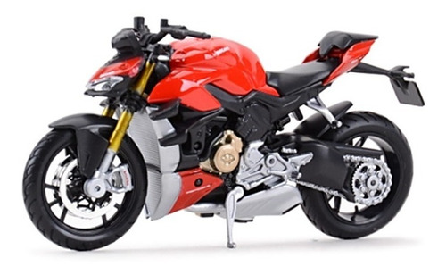 Motocicleta Ducati Super Naked V4 S Escala 1:18 Maisto 