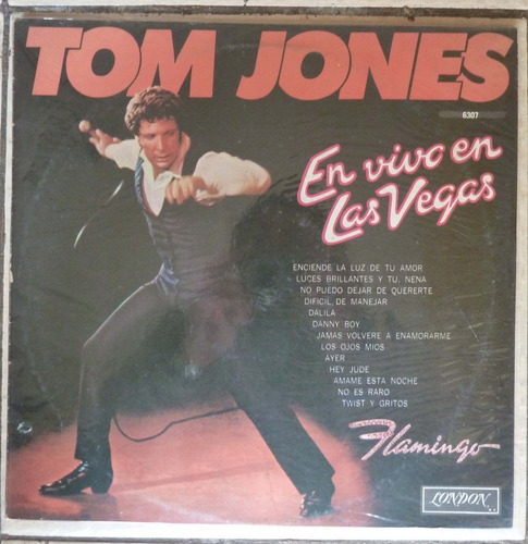 Disco Vinilo Tom Jones En Vivo En Las Vegas