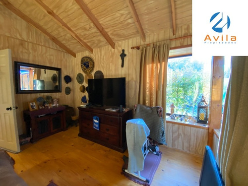 Pucón Terreno 553 M2 C/ Casa 88m2 Sector Quelhue Cod.vtin067