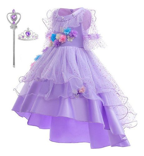 Disfraz De Encanto Isabella Para Niña, Vestido Hoween Carniv