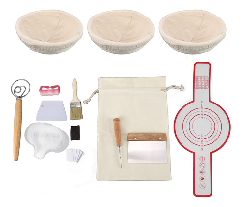 Cesta Redonda Para Hornear Pan De Masa Madre