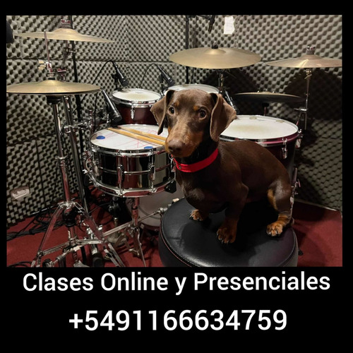 Imagen 2 de 4 de Clases De Bateria Presenciales U Online