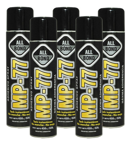 12 Aerosol Adhesivo Mp77 Pega Telas Papel Etc Max Adherencia