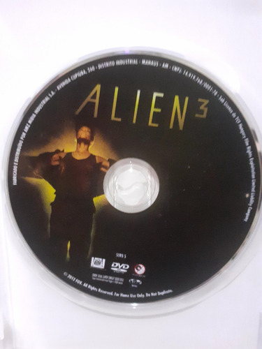 Dvd Filme A L I E N 3 Ficção Científica Terror Nave Espacial (Usado)