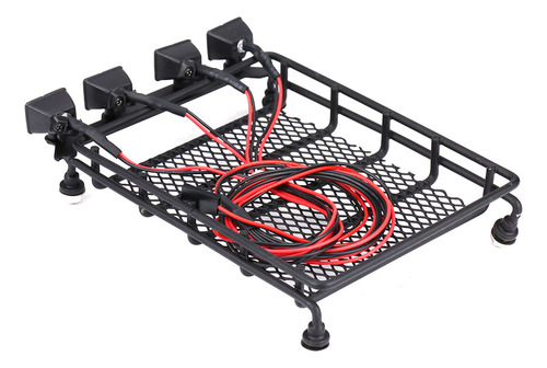 Portaequipajes De Metal Rc De Tamaño Mediano Con Luces Led