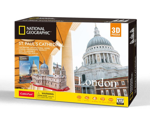 Natgeo Catedral Saint Paul London Rompecabezas 3d Cubicfun