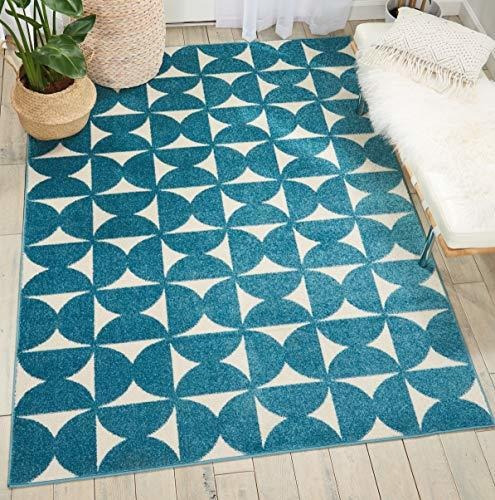 Nourison Dws03 Harper Area Alfombra, 22  X39, Azul