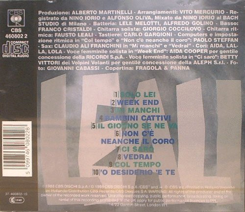 Cd Non C'è Neanche Il Coro (fausto Leali) Estándar