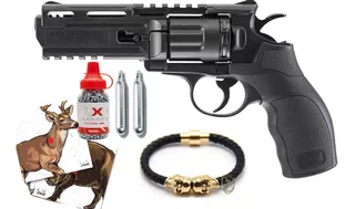 Pistola Revolver Brodax Umarex Postas Balines Co2 Blancos Bb