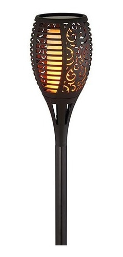 Pincho Solar Led Grande De Jardin Antorcha Fuego Llama 