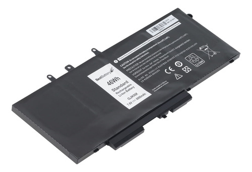Batería para portátil Dell 3dddg  4 celdas batería negra de alta capacidad Negro