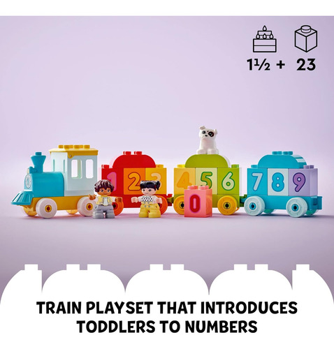 Juguete Lego Duplo My First Number Train Con Ladrillos Para