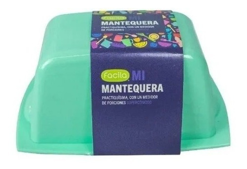 Mantequera Plástico Con Tapa Con Medidor Varios Colores