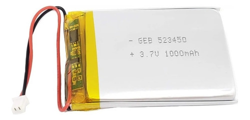 Bateria 3.7v 523450 2 Y 3 Cables 50x34x2mm(elegir Mah)