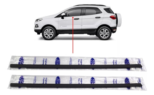 Kit 2 Guarnição Externa Porta Dianteira Ecosport 2015