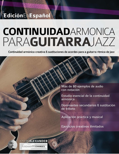 Libro Continuidad Armonica Para Guitarra Jazz: 3 Nuevo