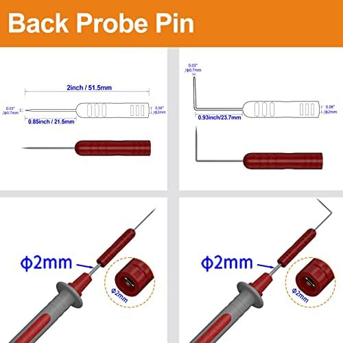 Kit De Cables De Prueba De Multímetro 12 En 1 Makeronics Con