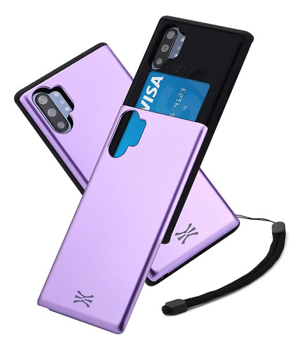 Funda Para Samsung Galaxy Note 10 Plus - Lavanda/tarjetero