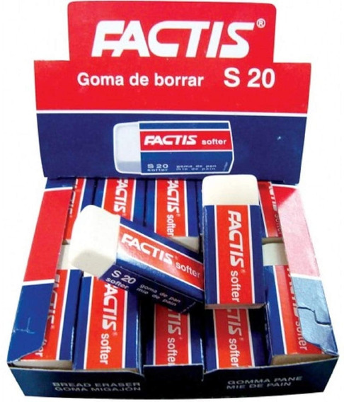 ropa interior perturbación jugar Goma Factis S20 Goma Factis De Migajon Caja Con 20 Piezas | MercadoLibre