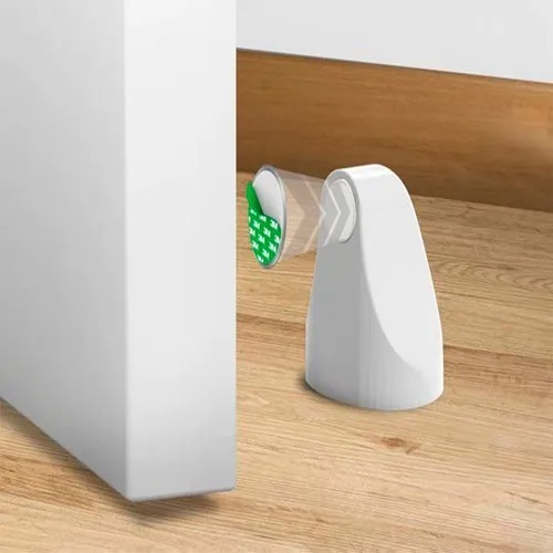 Trava Porta Magnético Branco Dupla Face Comfortdoor