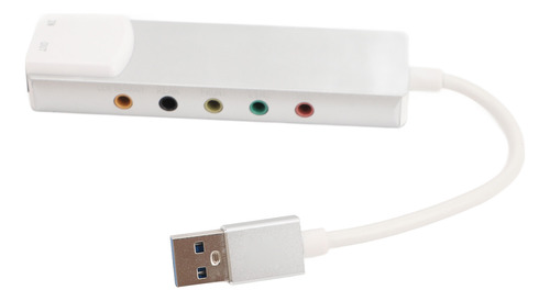 La Tarjeta De Sonido Usb 7.1 Admite Interfaces Ricas En 5.1