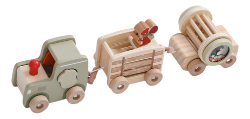 Juguete De Tren De Madera, Regalo, Adorno De Tren De Madera