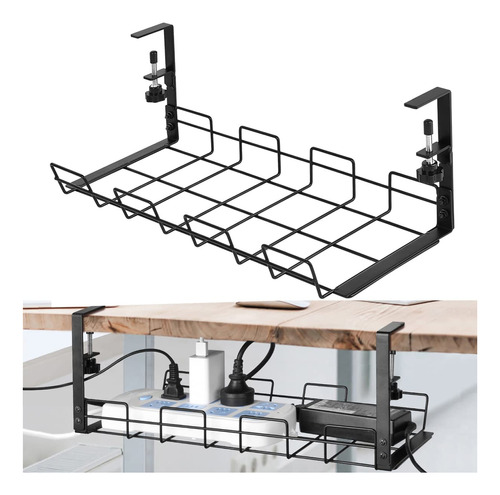 Bandeja De Gestin De Cables Para Debajo Del Escritorio, Band