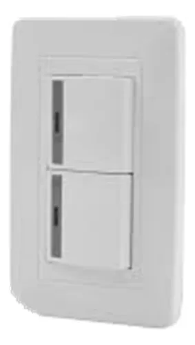 Interruptor Doble Conmutable Blanco 118z-02