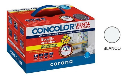 Imagen 1 de 1 de Concolor Super Blanco X 2 Kilos Corona