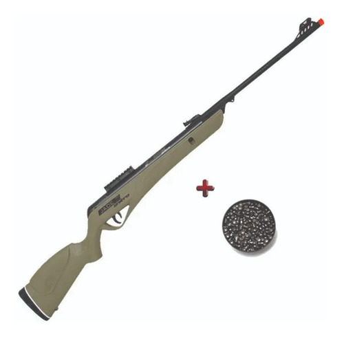 Carabina Rifle De Pressão Cbc Jade Pro Nitro Tan 4.5mm