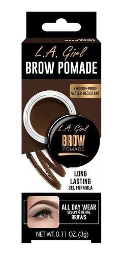 Brow Pomade Gel Para Cejas L.a Girl Warm Brown