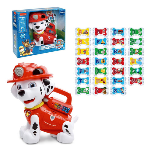 Paw Patrol Marshall Letras Al Rescate Sonidos Y Frases Vtech