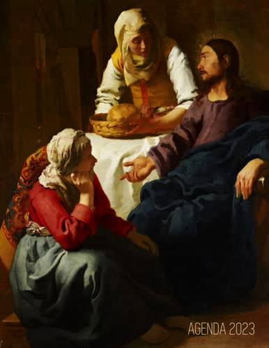 Johannes Vermeer Agenda Semanal 2023: Jesus Cristo En Casa D