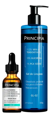 Principia Principia Kit Antiacne Mix-01 + Gel De Limpeza Facial Gl-02