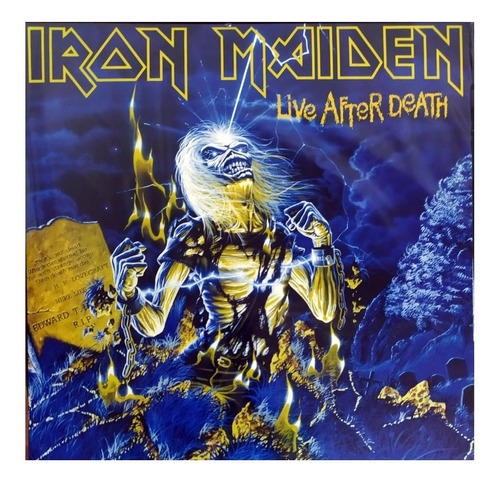 Coleccion Vinilos Iron Maiden + Libro N° 8 Live After Death 