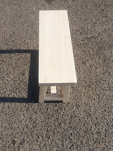 Banquito De Madera Vintage