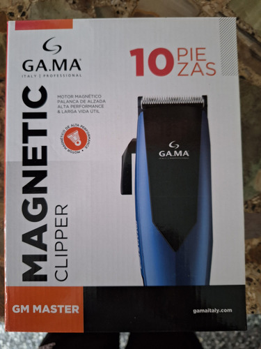 Cortadora De Pelo Gama Gm Master Motor Magnetico 10 Piezas