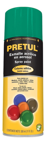 Esmalte Aerosol Verde Hoja Pretul 27184