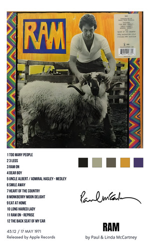 3 Poster Holografico Paul Mccartney + 2 Boleto Conmemorativo