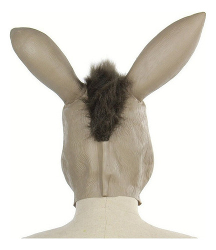 Máscara De Látex De Burro Com Boca Shrek