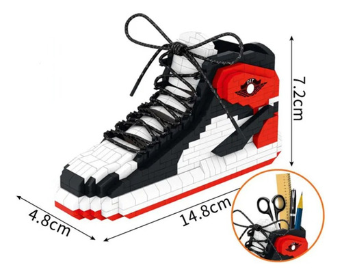 Set Kit Bloques De Construcción 3d Sneakers Miniblok Armable 745