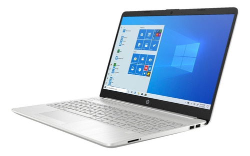 Imagen 2 de 3 de Notebook HP 15-dw3033dx natural silver 15.6", Intel Core i3 1115G4 8GB de RAM 256GB SSD, Intel UHD Graphics Xe G4 48EUs 1920x1080px Windows 10 Home