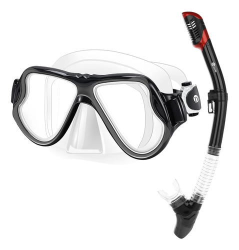 Jardin Dry Snorkel Set, Máscara De Snorkel Panorámica De Amp