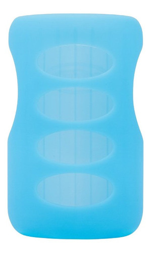 Funda Para Biberon Boca Ancha De Vidrio De 9 Oz. Color Azul