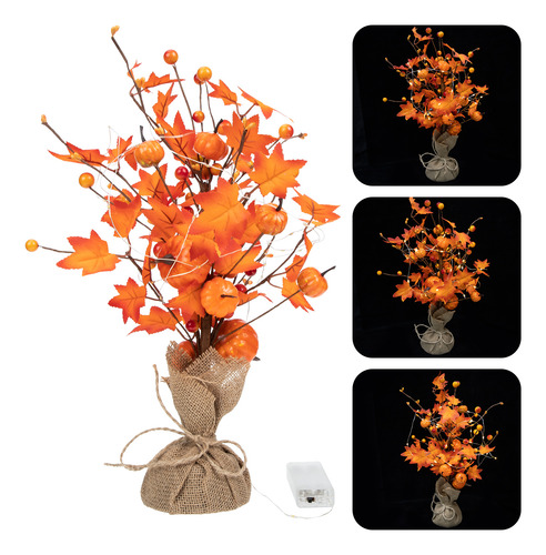 Adorno Led Para Árbol Iluminado, Decoración De Otoño Y Acció