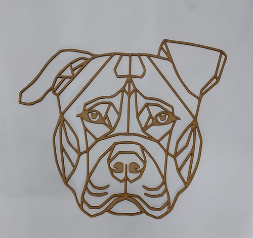 Imagen 8 de 10 de Cuadros Geométricos Mascotas De 50 Cm En Mdf De 2.5mm
