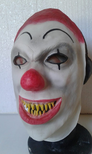 Máscara Latex Payaso Asesino It Terror Halloween Disfráz