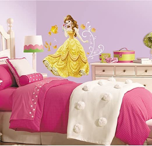 Roommates Disney Princess - Belle Despegar Y Pegar Gigante A