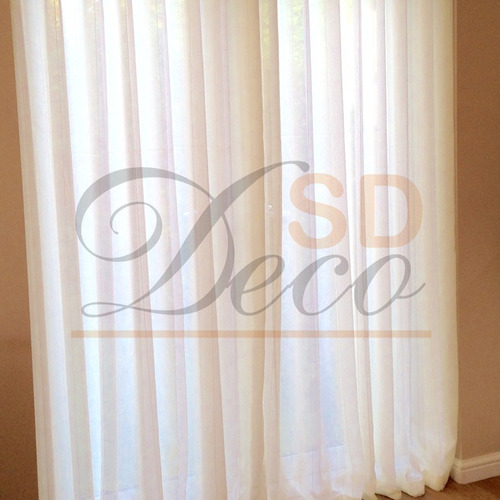 Imagen 5 de 8 de Cortinas A Medida De Voile X Metro - Sd Deco - Belgrano!!